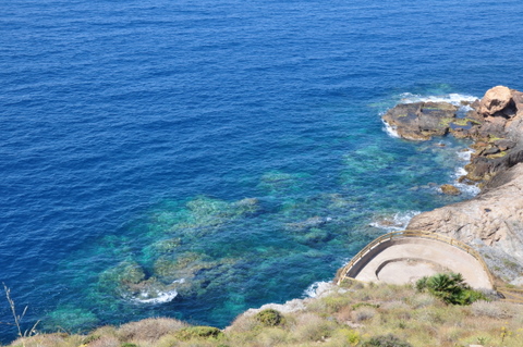 Cartagena, La Chapa anti shipping and anti submarine batteries, by Portman Bay